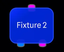 A fixture drawn in Standard Mode as a compact shape